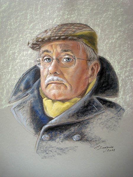 Commande de portrait peint à partir d'une photo, portraitiste